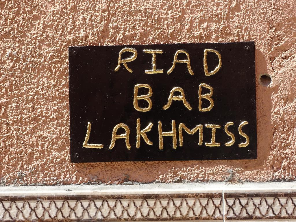 Hotel Riad Bab Lakhmiss Marrakesch Exterior foto